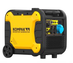 Odhlučnený benzínový invertorový generátor KGG76Ei s maximálnym výkonom 7,6 kVA a napätím 230 V