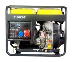 KOMPAK K6100XE-3 – trojfázová naftová elektrocentrála 6,6 kVA, 400/230 V s elektrickým štartom