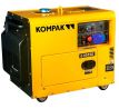 KOMPAK K6100SE – odhlučnená naftová elektrocentrála 5,3 kW s elektrickým štartom a AVR