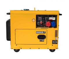 KOMPAK K8000SE-T – odhlučnená naftová elektrocentrála FULL POWER 6 kW / 7,9 kVA, 230/400 V