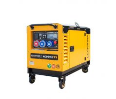 KOMPAK KD10000SE-T – odhlučnená naftová elektrocentrála FULL POWER 7,6 kW / 10,6 kVA, 230/400 V