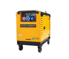 KOMPAK KD16000SE-T – odhlučnená naftová elektrocentrála FULL POWER 12 kW / 16,3 kVA, 230/400 V